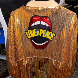 Love and peace. Disco vibes jacket